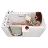 Ella's Bubbles Ultimate 30"x60" Acrylic Air and Hydro Massage + Independent Foot Massage Walk-In-Bathtub, 5 Piece Fast Fill Faucet, 2" Dual Drain HHA321