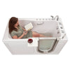 Ella's Bubbles Ultimate 30"x60" Acrylic Air and Hydro Massage + Independent Foot Massage Walk-In-Bathtub, 5 Piece Fast Fill Faucet, 2" Dual Drain HHA321