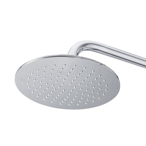 PULSE ShowerSpas Shower System - Aquarius Shower System - All brass construction in Chrome finish - with 8" Rain showerhead with soft tips - 1052 - Vital Hydrotherapy