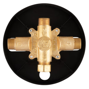 PULSE ShowerSpas Tru-Temp Pressure Balance 1/2" Rough-In Valve with Trim Kit 3003-RIV-PB - Vital Hydrotherapy