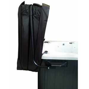Canadian Spa Top Mount Cover Lifter - Aluminum - Foam grip handles - with 3 Hook towel holder - Fits up to 96” wide spas - KA-10027 - Vital Hydrotherapy