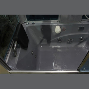 Mesa Yukon WS-501 Gray Steam Shower with jetted tub