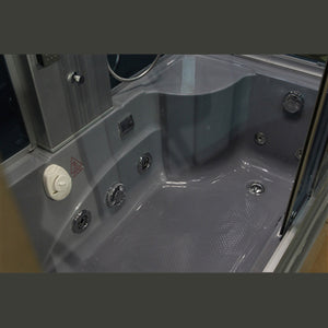 Mesa Yukon WS-501 Gray Steam Shower with jetted tub