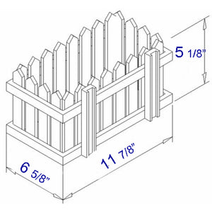 ALFI AB1105 63" Free Standing Cedar Wooden Bathtub - wooden hanging basket dimension drawing