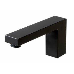 ALFI AB2322 Hole Deck Mounted Tub Filler black matte finish solid brass construction in a white background