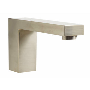 ALFI AB2322 3 Hole Deck Mounted Tub Filler with Hand Held bushed nickel solid brass construction in a white background