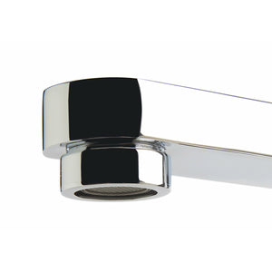 ALFI AB2703 Deck Mounted Tub Filler Spout solid brass construction polished chrome in a white background