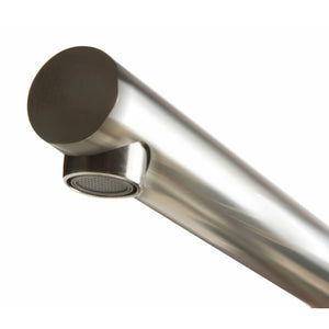 ALFI AB2758 Tub Filler Spout brushed nickel in a white background