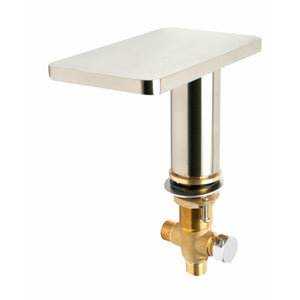 ALFI AB2879 Deck Mounted Tub Filler brushed nickel in a white background