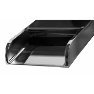 ALFI AB5901 Waterfall Tub Filler polished chrome, wall mounted in a white background, front view