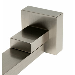 ALFI AB7701 Square Foldable Tub Spout brushed nickel in a white background