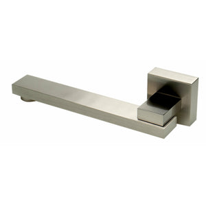 ALFI AB7701 Square Foldable Tub Spout brushed nickel in a white background