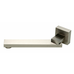 ALFI AB7701 Square Foldable Tub Spout brushed nickel in a white background