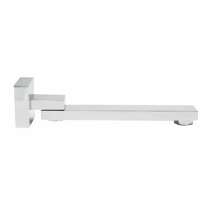 ALFI AB7701 Square Foldable Tub Spout polished chrome in a white background