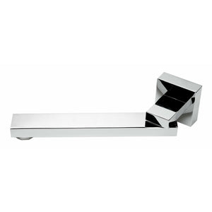 ALFI AB7701 Square Foldable Tub Spout polished chrome in a white background
