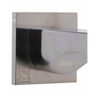 ALFI AB9201 Wall mounted Tub Filler Bathroom Spout decorative plate in a white background