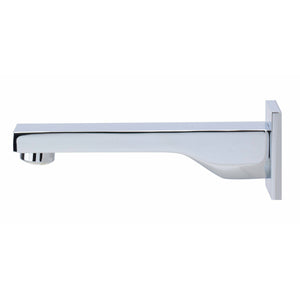 ALFI AB9201 Wall mounted Tub Filler Bathroom Spout, Solid brass construction coated with a Polished Chrome finish in a white background