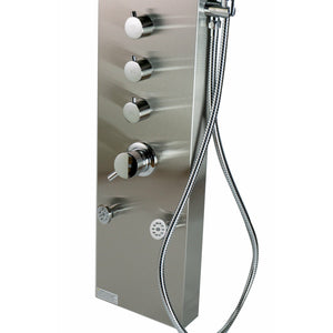 ALFI ABSP40 volume control shower mixer valve and 2 body spray in a white background