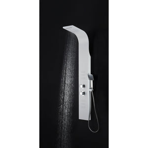 Anzzi Arena Series 60 Inch Full Body Shower Panel with Fixed Crested Heavy Rain Shower Head, Two Shower Control Knobs, Two Acu-stream Vector Massage Body Jet Sets and Euro-grip Hand Sprayer SP-AZ055 - Lifestyle - Vital Hydrotherapy