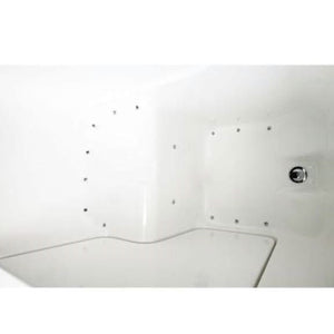 Avora bath 30" x 52" wheelchair transfer walk-in tub biscuit with right outward swinging door, air and vibration jets with microbubbles - Vital Hydrotherapy