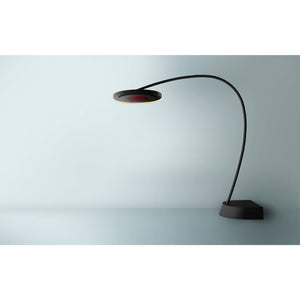 3300W Eclipse Smart-Heat Electric Portable Heater with Dimmer Control steel material in a plain background