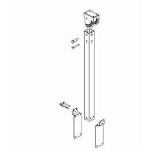 Line Drawing for ceiling mount poles for patio heaters