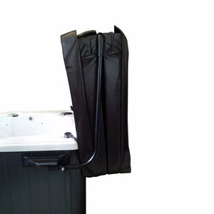 Canadian Spa Top Mount Cover Lifter - Aluminum - Foam grip handles - with 3 Hook towel holder - Fits up to 96” wide spas - KA-10027 - Vital Hydrotherapy