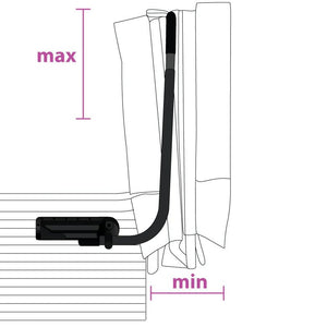 Canadian Spa Top Mount Cover Lifter KA-10027 Specification Drawing - Vital Hydrotherapy