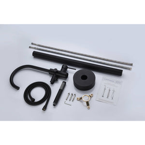 Anzzi Coral Series 2-Handle Freestanding Claw Foot Tub Faucet with Hand Shower (Oil Rubbed Bronze) Solid Brass Valves - Floor Mounted - FS-AZ0047 - Vital Hydrotherapy