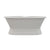 Cambridge Plumbing 60-Inch Cast Iron Pedestal Soaking Tub (Porcelain interior and painted exterior) with 7" Deck Mount Faucet Drillings DE60-PED-DH - Vital Hydrotherapy
