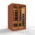 Dynamic Santiago Elite 2-person Ultra Low EMF (Under 3MG) FAR Infrared Sauna (Canadian Hemlock) DYN-6209-02 Elite - Carbon PureTech™ Ultra Low EMF Heat Emitters - Natural hemlock wood construction - Interior and exterior LED control panel - Tempered glass door - Interior reading/chromotherapy lighting system - Vital Hydrotherapy