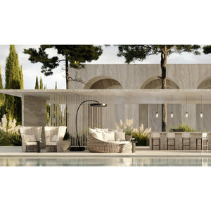 3300W Eclipse Smart-Heat Electric Portable Heater with Dimmer Control steel material near swimming pool