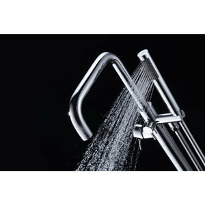 Anzzi Moray Series 2-Handle Freestanding Tub Faucet (Polished Chrome) - Floor Mounted - Solid Brass Valve - FS-AZ0048 - Vital Hydrotherapy