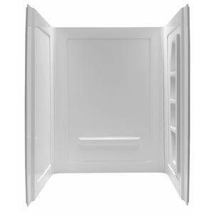 Anzzi Forum 3-piece DIY Friendly Alcove Shower Surround in White SW-AZ0 - Vital Hydrotherapy