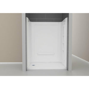 Anzzi Forum 3-piece DIY Friendly Alcove Shower Surround in White SW-AZ0 - Lifestyle - Vital Hydrotherapy