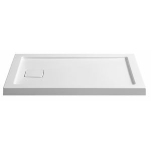 Anzzi Forum Series 48 in. x 32 in. Shower Base in Marine Grade Acrylic in Bright and Vibrant White Finish - Rectangular Shape - SB-AZ015WV - Vital Hydrotherapy