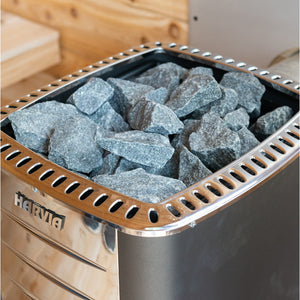 Dundalk Canadian Timber Georgian Cabin Sauna CTC88W - Harvia heater - close up view