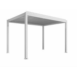 Bon Pergola Motorized Aluminum 13'x13' Villa Pergola - White - VP-DIY-4425 - Vital Hydrotherapy