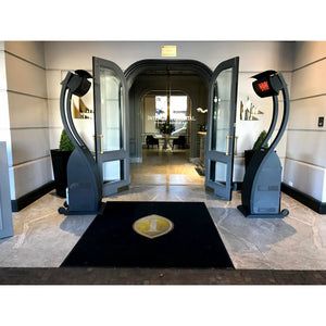 Tungsten Smart-Heat Portable 500 Propane Heater Stainless Steel set indoor