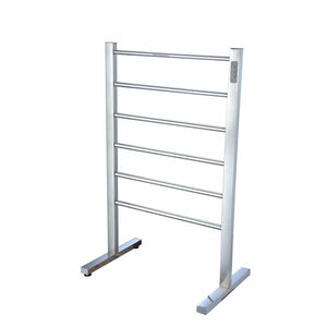 Anzzi Kiln Series 6-Bar Stainless Steel Floor Mounted Electric Towel Warmer Rack (Polished Chrome) TW-AZ068 - Vital Hydrotherapy