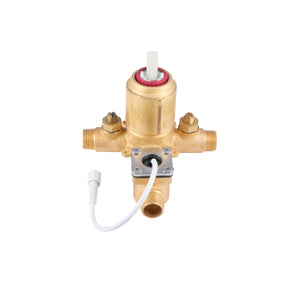 PULSE ShowerSpas LED Tru-Temp Pressure Balance 1/2" Rough-In Valve with Trim Kit 3004-RIV-PB - Vital Hydrotherapy