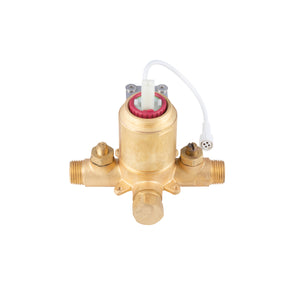PULSE ShowerSpas LED Tru-Temp Pressure Balance 1/2" Rough-In Valve with Trim Kit 3004-RIV-PB - Vital Hydrotherapy
