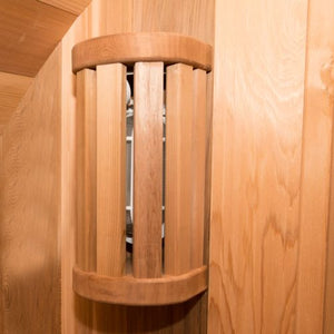 Dundalk Canadian Timber Serenity 2 to 4 person Eastern White Cedar Sauna CTC2245W - Cedar light shade - Vital Hydrotherapy