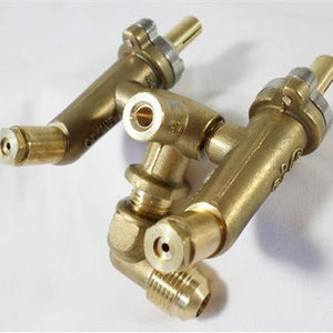 MHP Natural Gas Dual Gas Valve Assembly For WNK - #49 ORIF GGVLV32 - Brass Construction - Includes Natural Gas Orifices - Vital Hydrotherapy