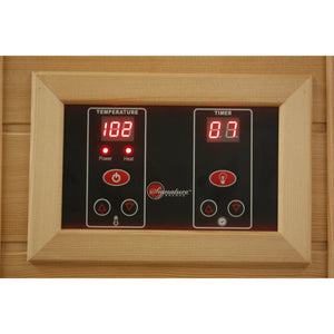 Maxxus Avignon Edition Near Zero EMF FAR Infrared Sauna LED control panel