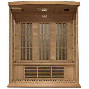 Maxxus 3-Person Near Zero EMF (Under 2MG) FAR Infrared Sauna (Canadian Hemlock) MX-K306-01-ZF - Vital Hydrotherapy