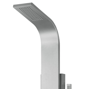 PULSE ShowerSpas Malibu Stainless Steel Brushed ShowerSpa - A rain showerhead - 1043-SSB - Vital Hydrotherapy
