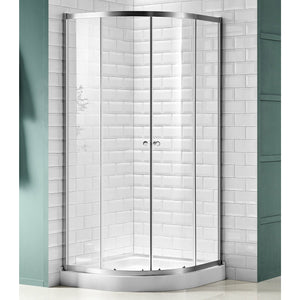 Anzzi Mare 35 in. X 76 in. Framed Shower Enclosure With Tsunami Guard - Tempered Glass - Marine Grade Aluminum Alloy Frame - Brushed Nickel - SD-AZ050-01 - Lifestyle - Vital Hydrotherapy