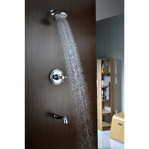 Anzzi Mesto Series Single Handle Wall Mounted Showerhead and Bath Faucet Set in Brushed Nickel SH-AZ0 - Lifestyle - Vital Hydrotherapy