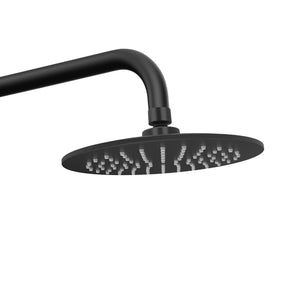 PULSE ShowerSpas Shower System - Aquarius Shower System - All brass construction in matte black bronze finish - 8" Rain showerhead with soft tips- 1052-MB